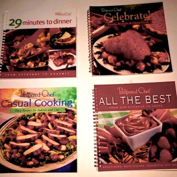 The Pampered Chef Cookbooks - Bundle of 4 Cookbooks - Picture 1 of 8